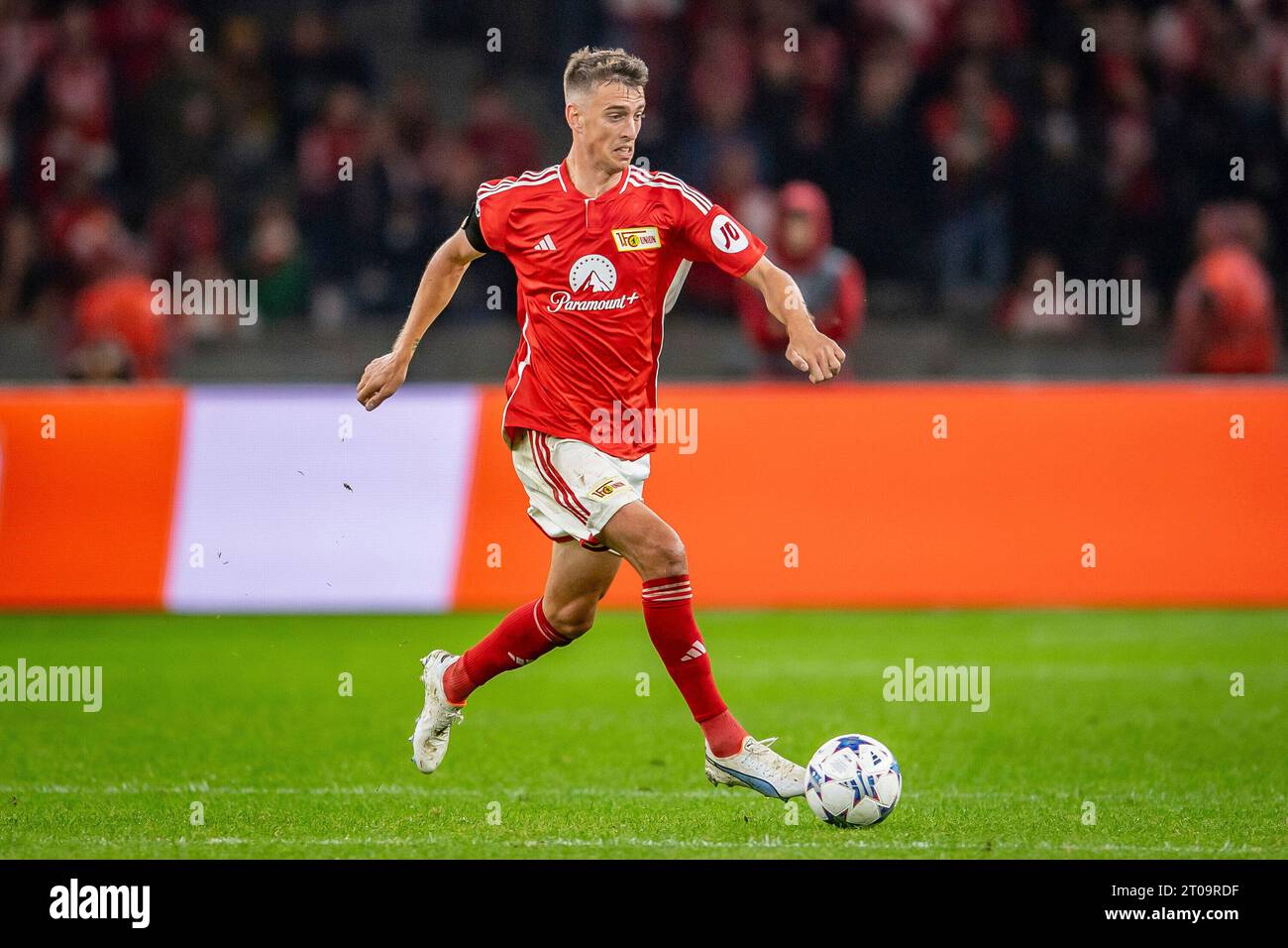 Janik Haberer (1. FC Union Berlin, Platz 19) UEFA Champions League: 1. FC Union Berlin gegen Sporting Braga, Olympiastadion, Berlin, 03.10.2023 Stockfoto