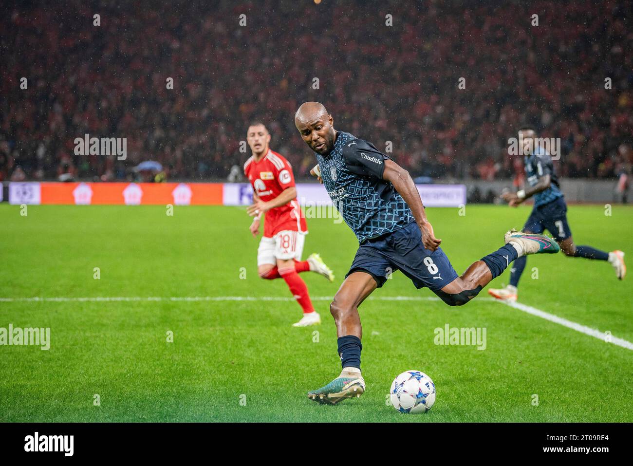 Al Musrati (Sporting Braga, Platz 8) UEFA Champions Leaguel: 1. FC Union Berlin gegen Sporting Braga, Olympiastadion, Berlin, 03.10.2023 Stockfoto
