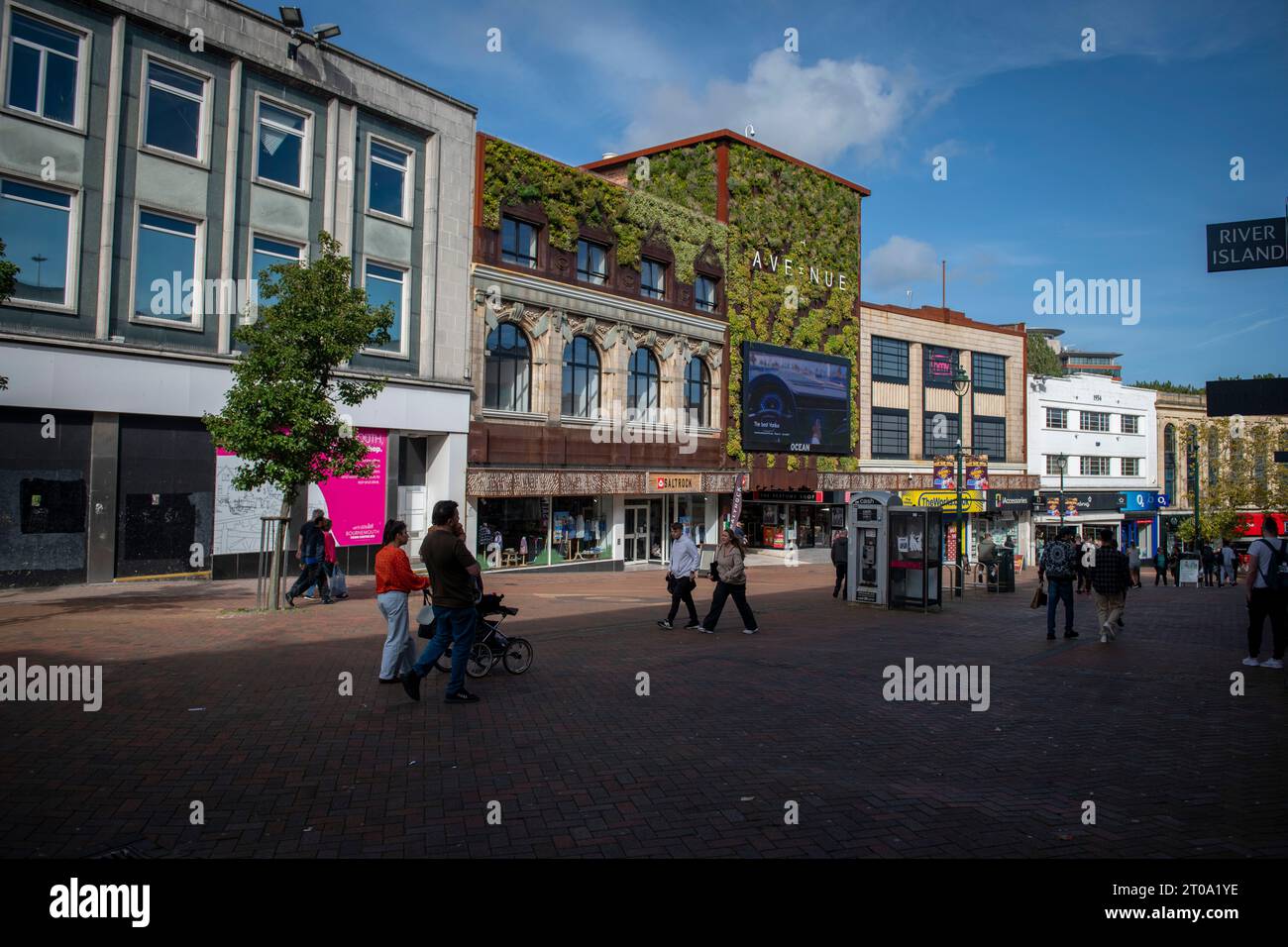 Bournemouth Stadtzentrum Stockfoto