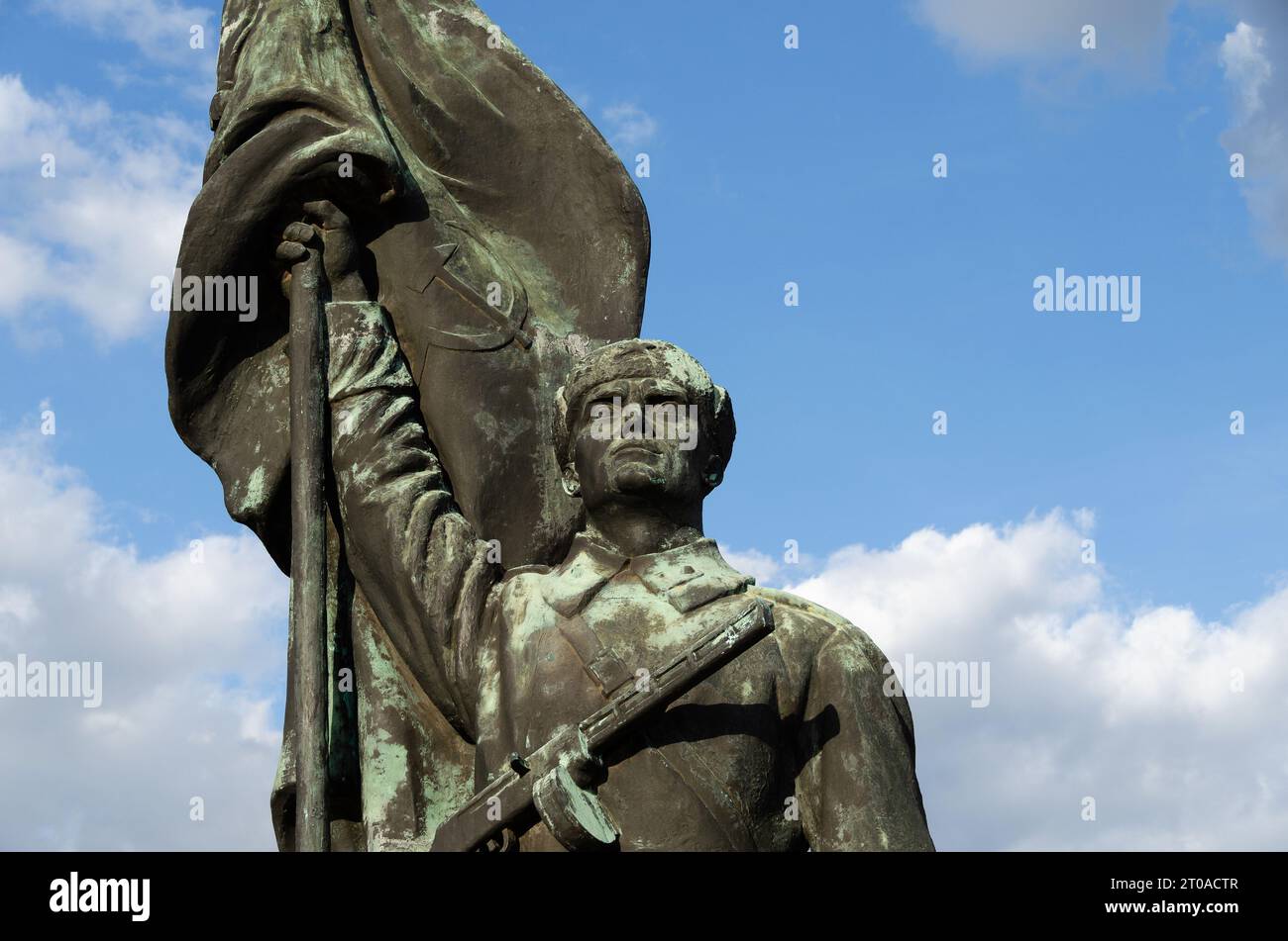Statuen von budapest Stockfoto