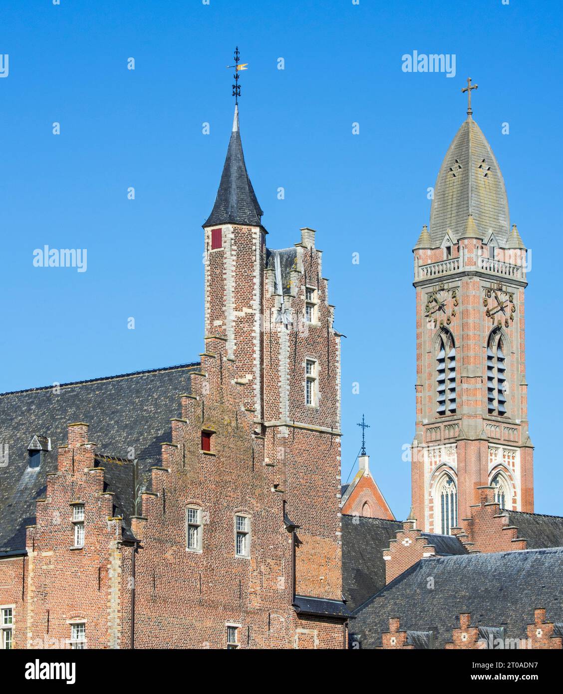 Kloster Tongerlo, Prämonstratenserkloster in Tongerlo bei Westerlo, Provinz Antwerpen, Flandern, Belgien Stockfoto