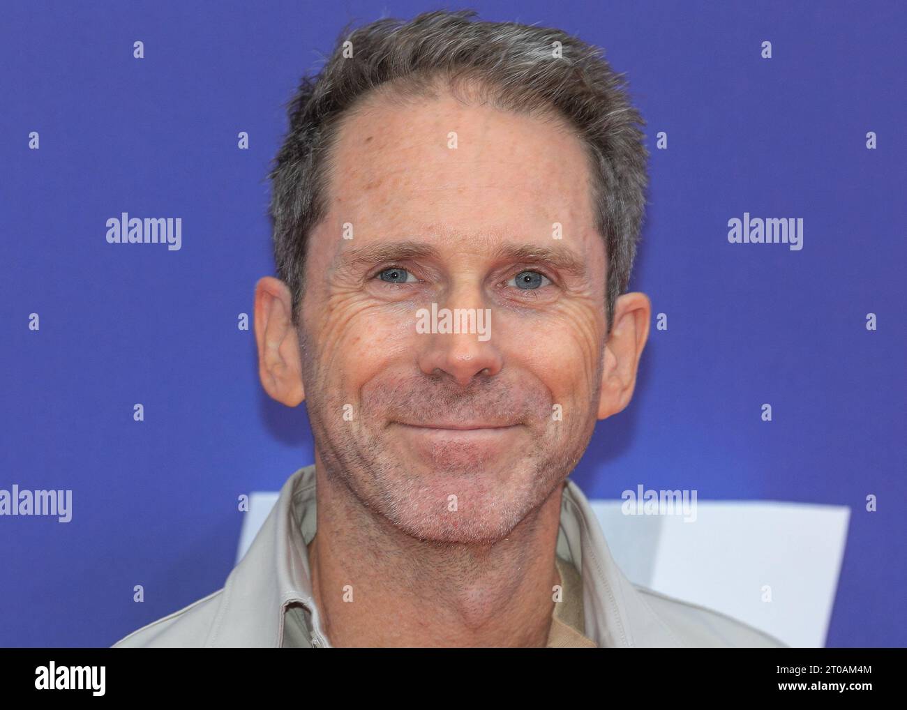 London, Großbritannien. Oktober 2023. Kirk Baxter, Herausgeber von "der Mörder". Roter Teppich erscheint für die britische Premiere des Films „The Killer“ im South Bank Centre für das BFI London British Film Festival. Quelle: Imageplotter/EMPICS/Alamy Live News Stockfoto