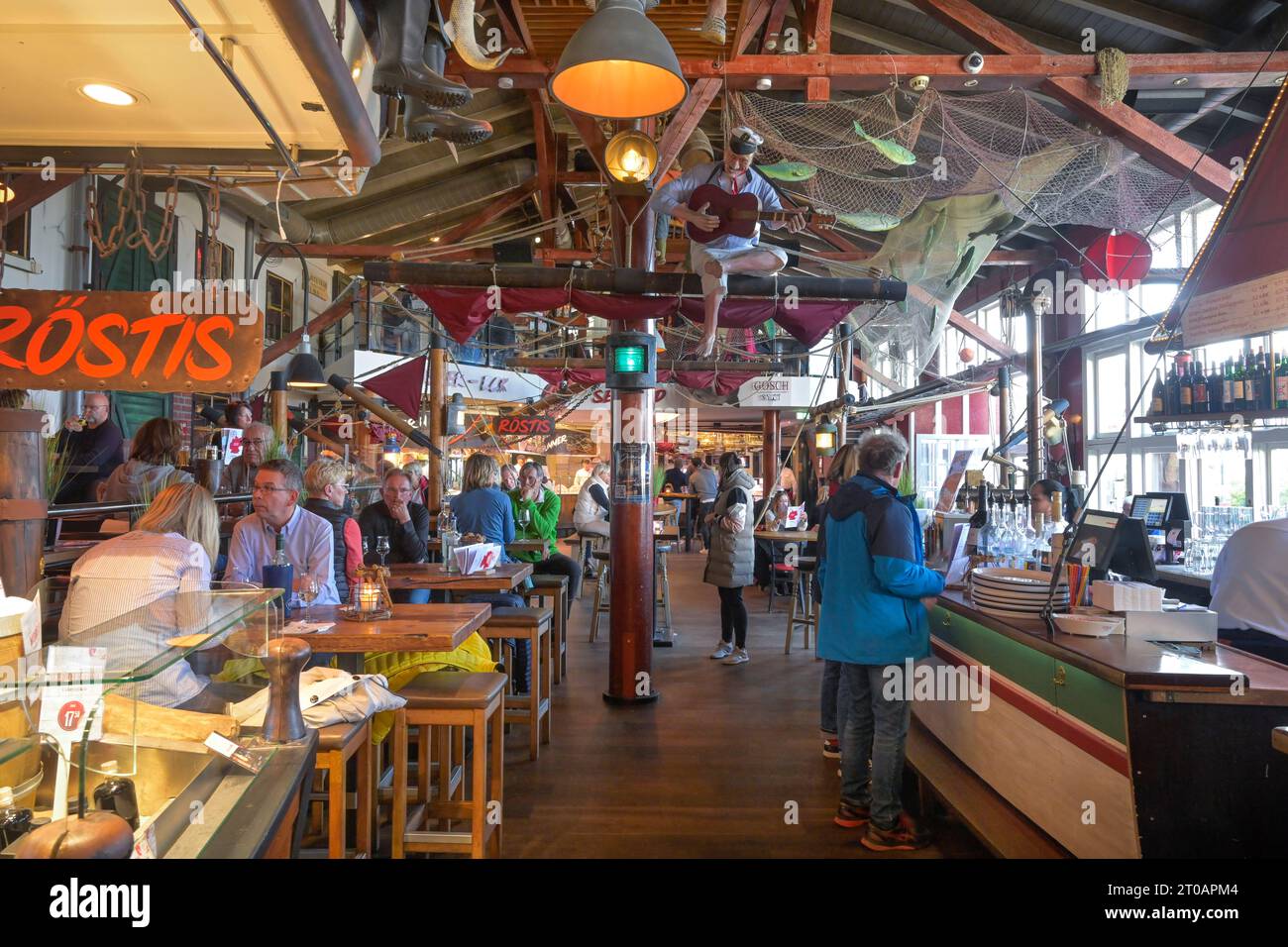 Restaurant Gosch Sylt, Hafenstraße, Lister Hafen, List, Sylt, Schleswig-Holstein, Deutschland +++ KEINE FREIGABE DES EIGENTUMS! Stockfoto