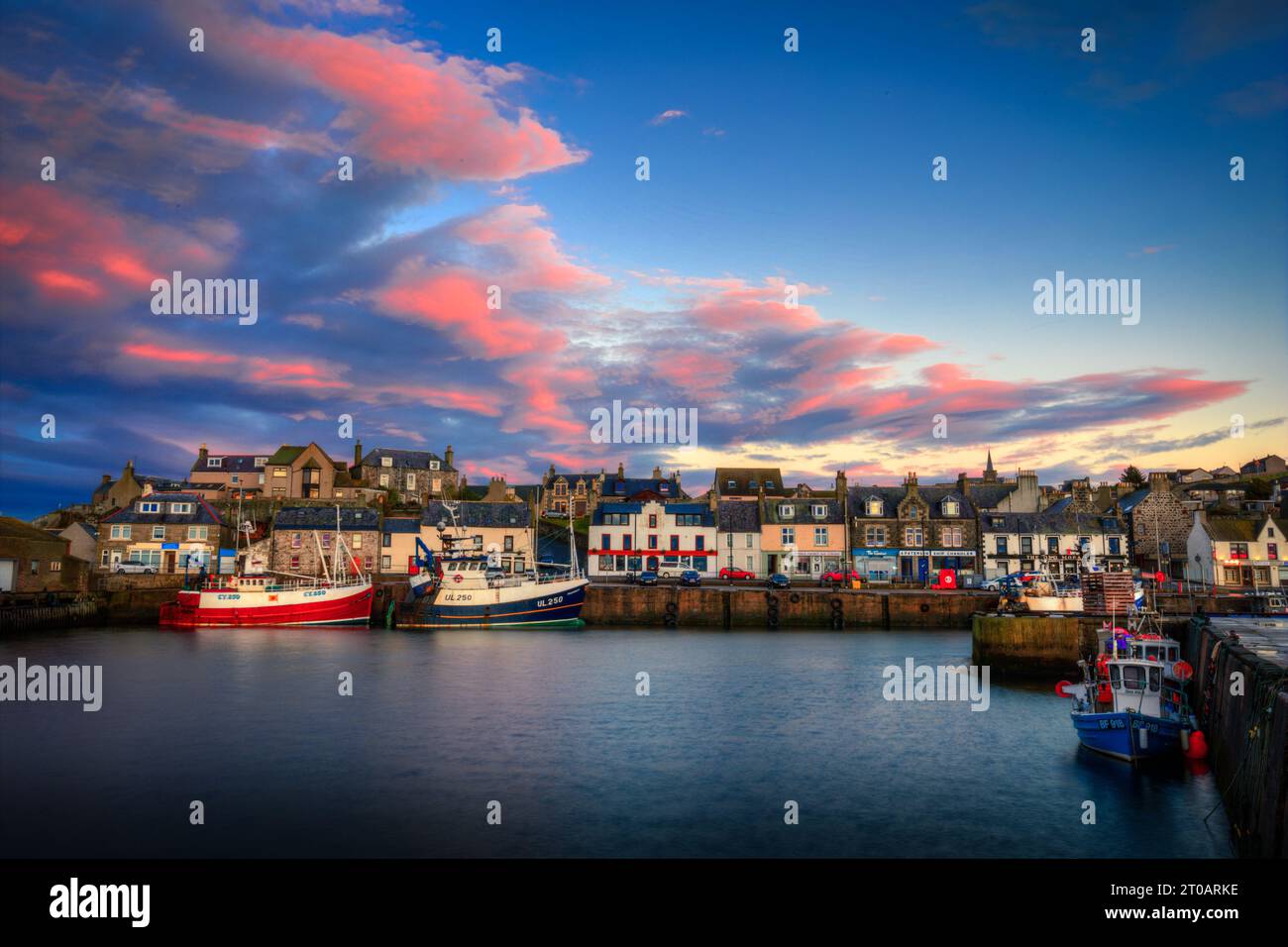 macduff Hafen aberdeenshire schottland. Stockfoto