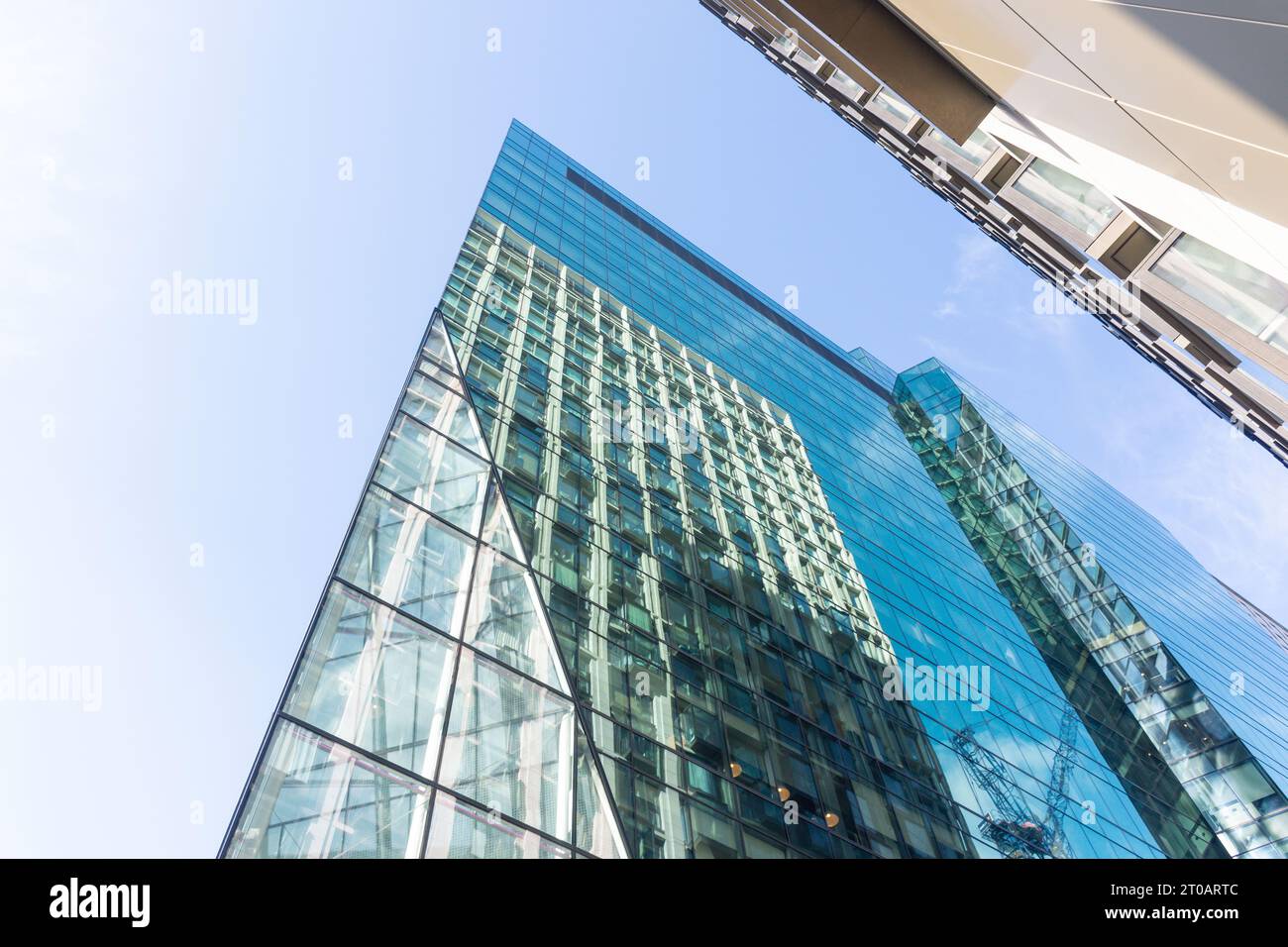 Hochhausgebäude Reflection, Cassion Square, Waterloo, London Borough of Lambeth, Greater London, England, Vereinigtes Königreich Stockfoto