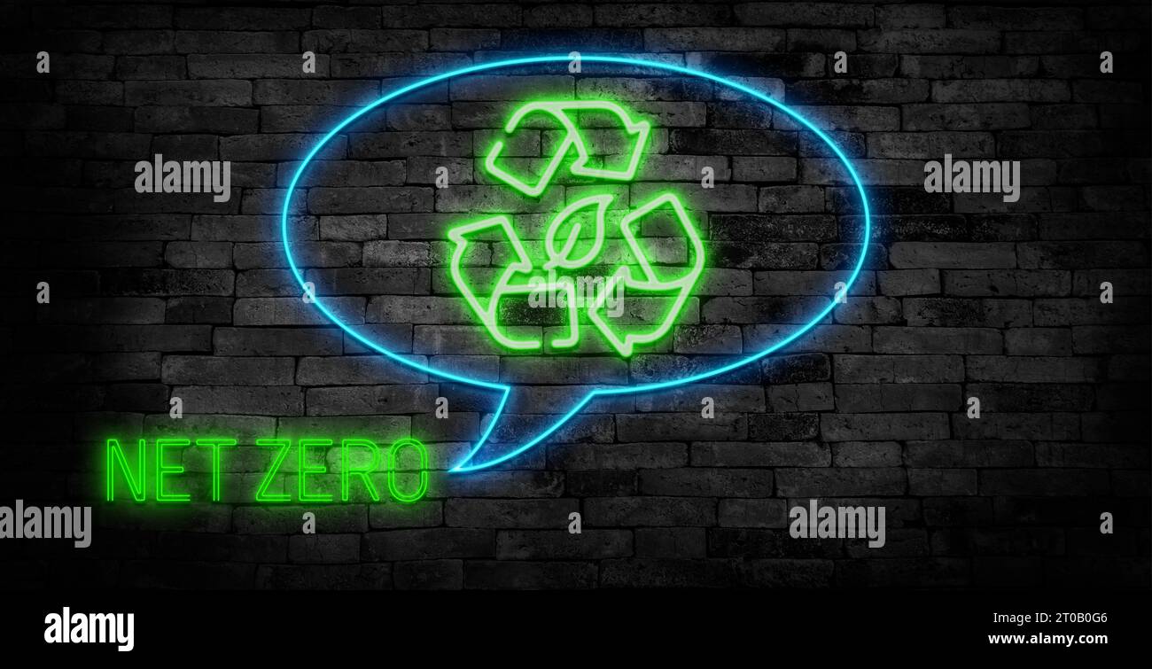 ESG icon Concept Neon Sign on Black Background für Umwelt, Soziales und Governance in nachhaltigem und ethischem Geschäft über die Netzwerkverbindung. Stockfoto