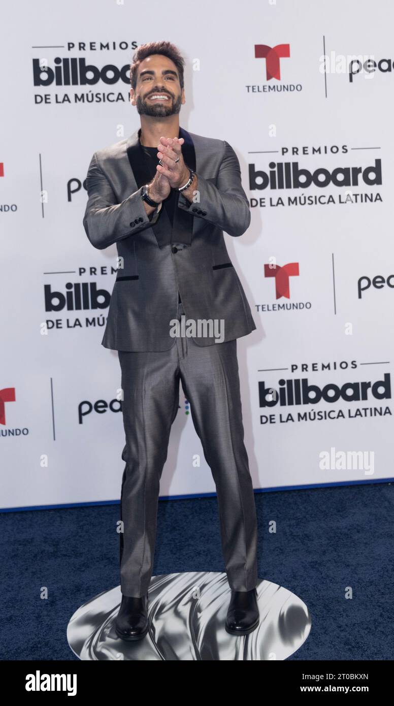 Coral Gables, Usa. Oktober 2023. Frederick Oldenburg kommt auf dem roten Teppich bei den Latin Billboard Music Awards 2023 an der University of Miami, Watsco Center, am Donnerstag, den 05. Oktober 2023 in Coral Gables, Florida. Foto: Gary i Rothstein/UPI Credit: UPI/Alamy Live News Stockfoto