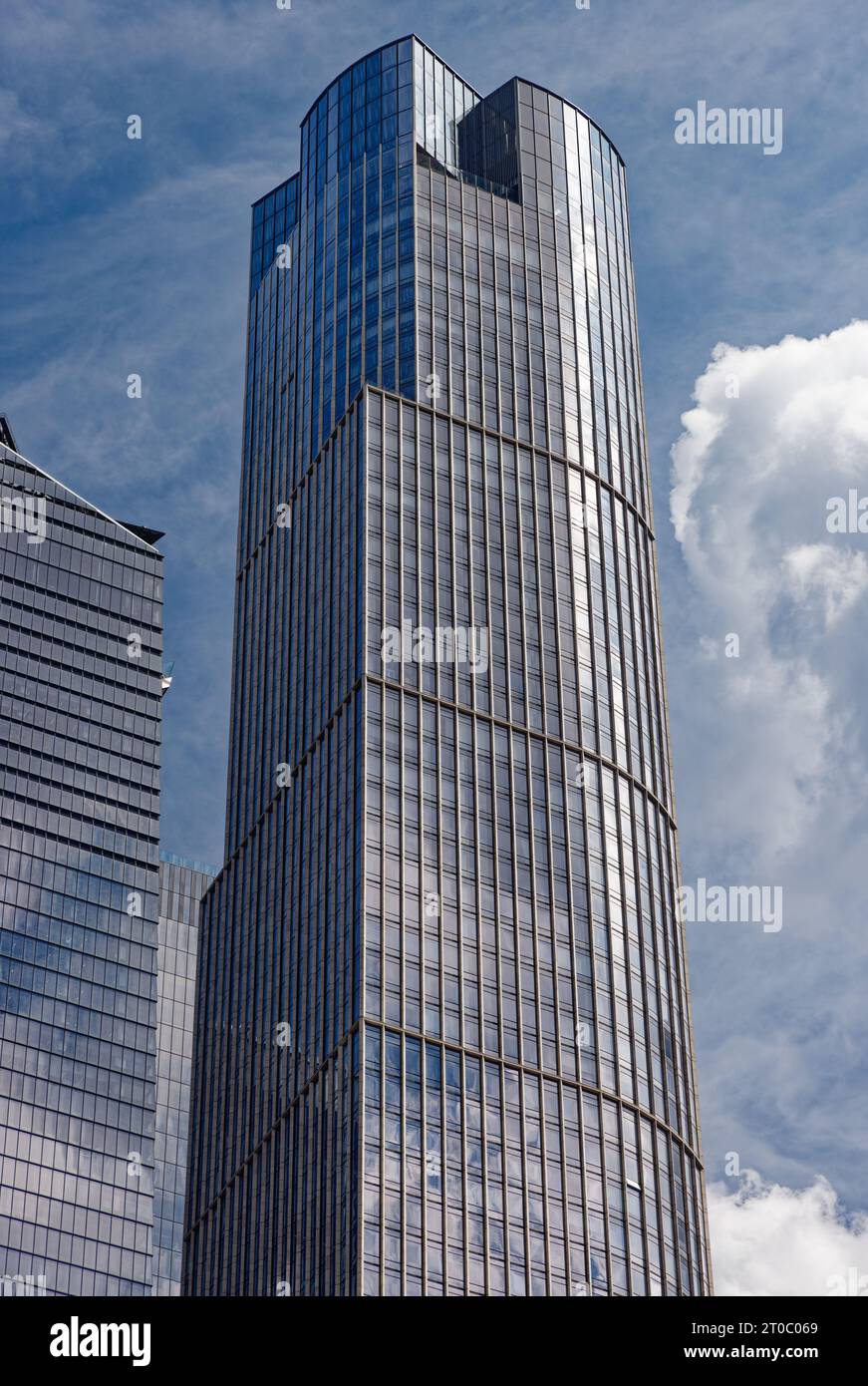 Skidmore, Owings & Merrill entwarfen 35 Hudson Yards, ein 72-stöckiges „superhohes“ Hotel und Wohnturm. Stockfoto