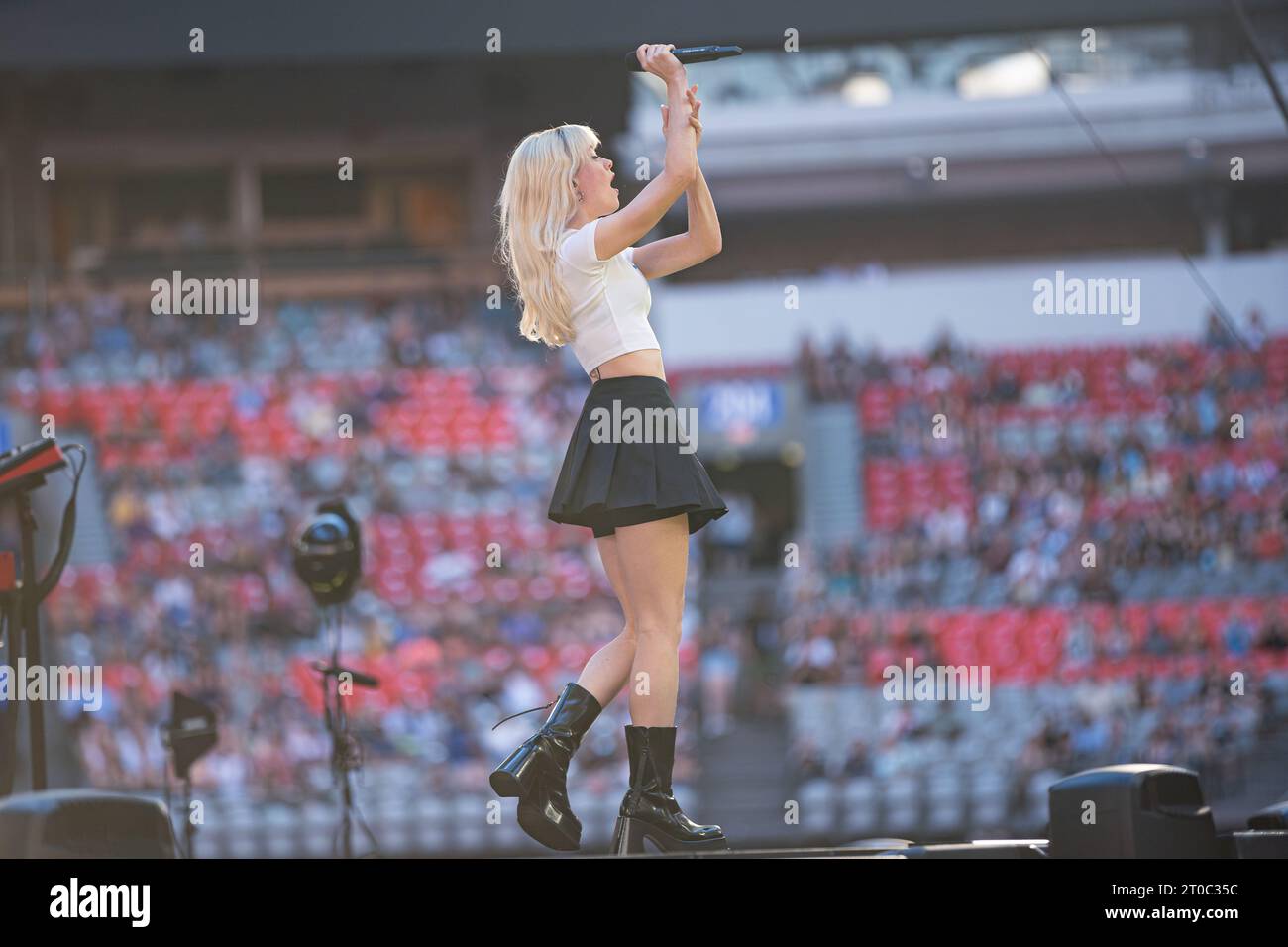 Maisie Peters trat am 2. September 2023 im BC Place Stadium in Vancouver, BC, Kanada auf © Jamie Taylor Stockfoto