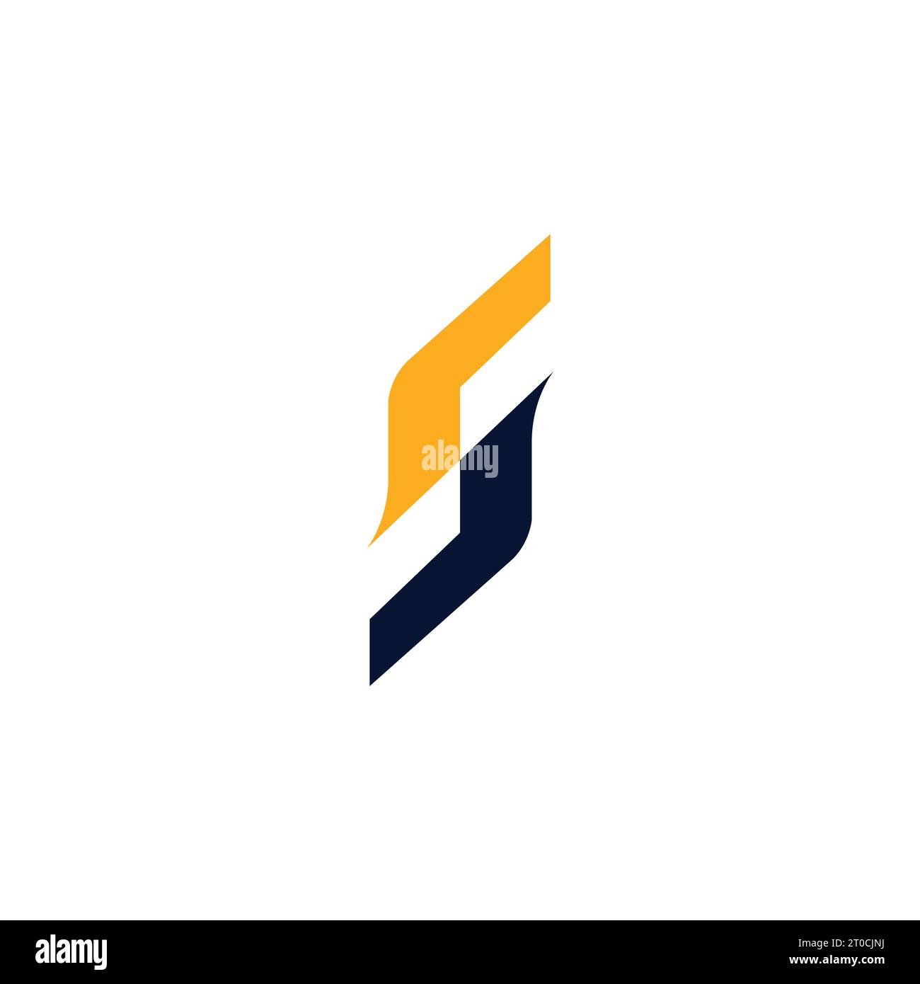 S Flash-Logo-Design. Symbol „Buchstabe S“ Stock Vektor