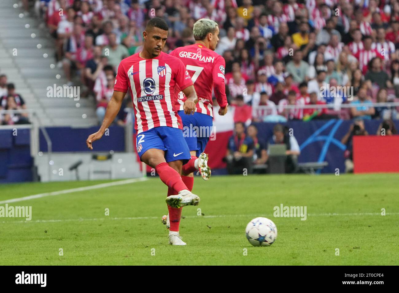 Samuel Lino aus Madrid während des Fußballspiels der Gruppe E zwischen