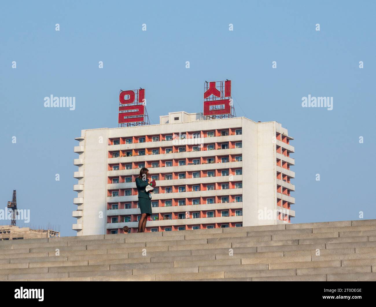 Pjöngjang, Hauptstadt Nordkoreas Stockfoto