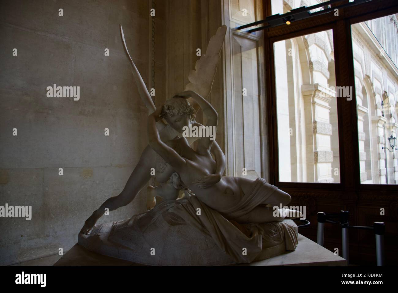 Amore&Psiche - Louvre Stockfoto