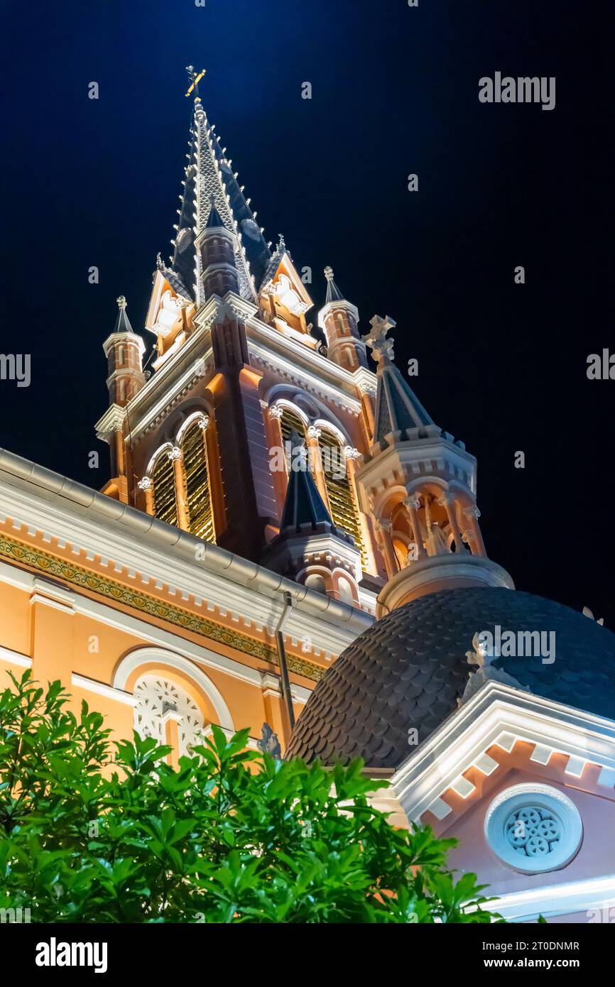 Tan Dinh Church (Rosa Kirche) Ho Chi Minh City, Vietnam Stockfoto