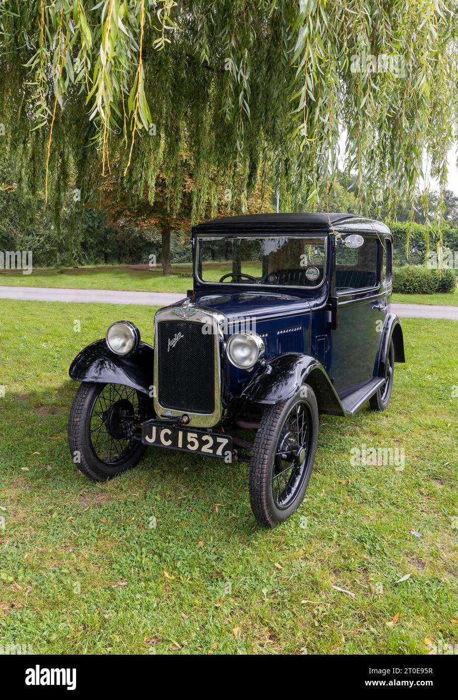 North West Casual Classic’s Car Club Veranstaltung im Burtonwood Heritage Centre, Warrington, im September 2023 Stockfoto