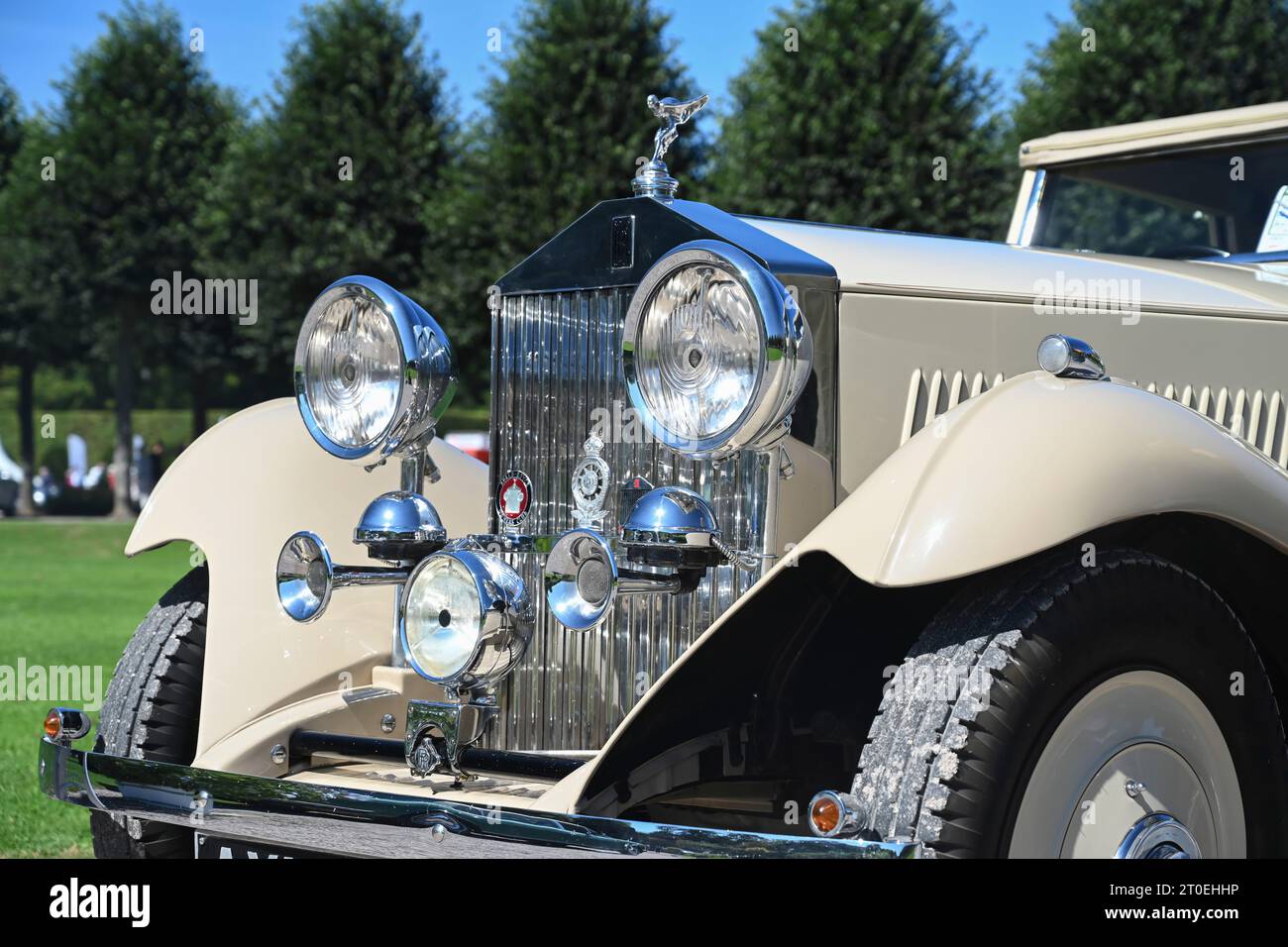 Schwetzingen, Baden-Württemberg, Deutschland, Concours d'Elegance im Schlosspark, Rolls Royce, Typ 20, 25 H.P., Drophead Coupe, Baujahr 1933 Stockfoto