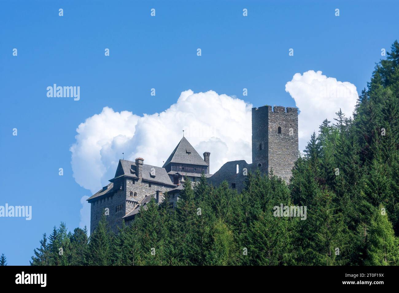 Ramingstein, Schloss Finstergrün in Lungau, Salzburg, Österreich Stockfoto