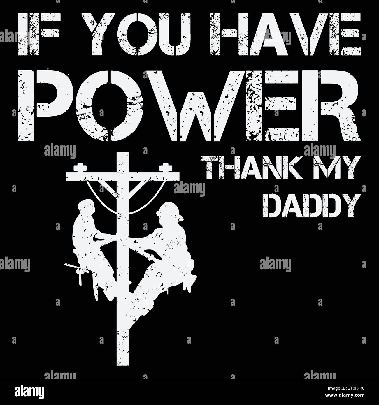 Ich liebe meinen Lineman, ich liebe mein Lineman Gift T-Shirt Stock Vektor