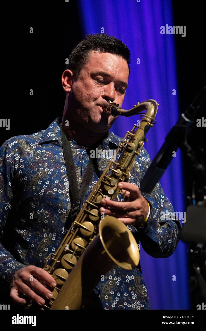 Brandon Allen Groove Band, Scarborough Jazz Festival 2023 Stockfoto