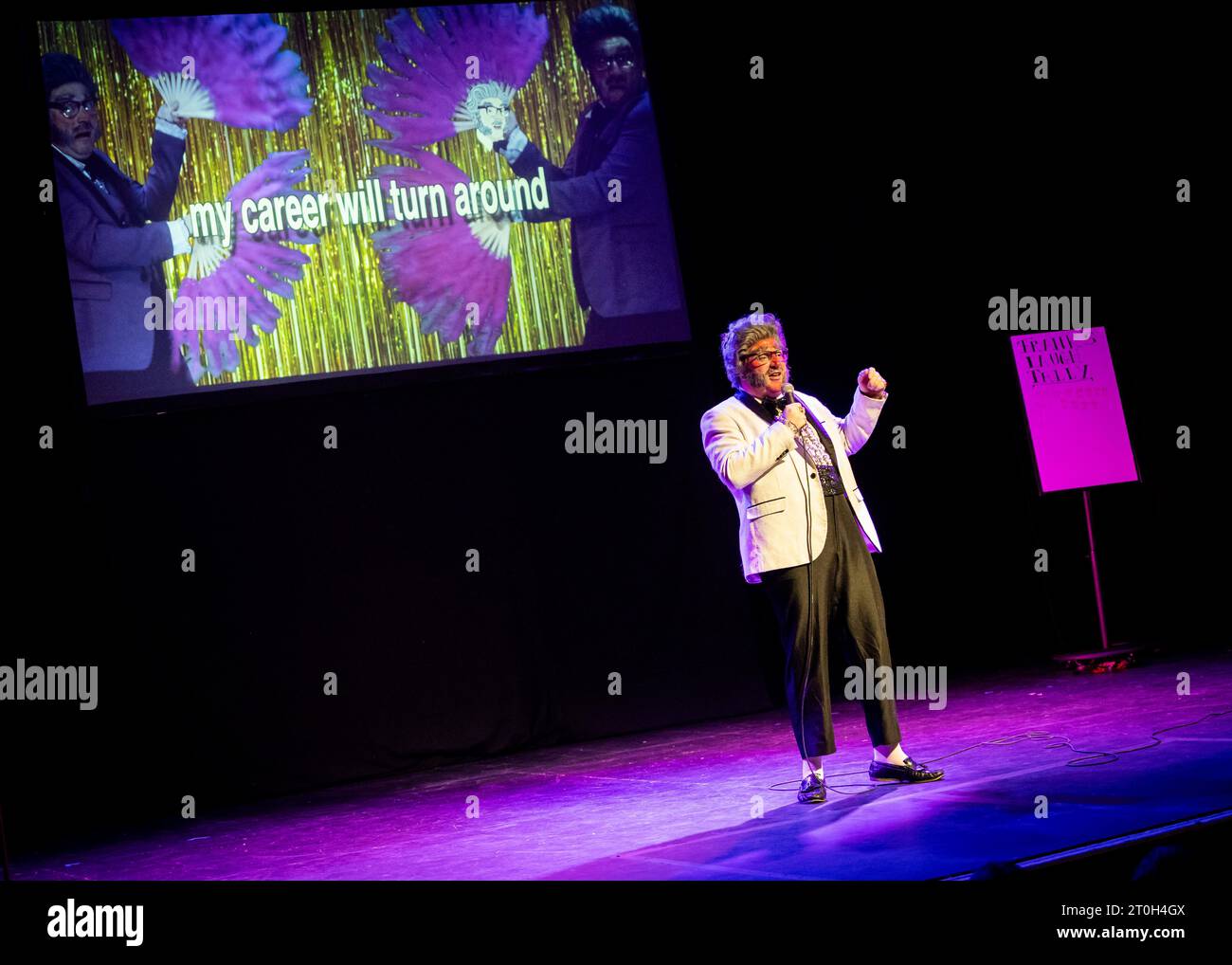 Frank Lavender, Tourunterstützung für Myra Dubois UK Tour, Palace Theatre, Southend-on-Sea, Essex © Clarissa Debenham (filmfreie Fotografie) / Alamy Stockfoto