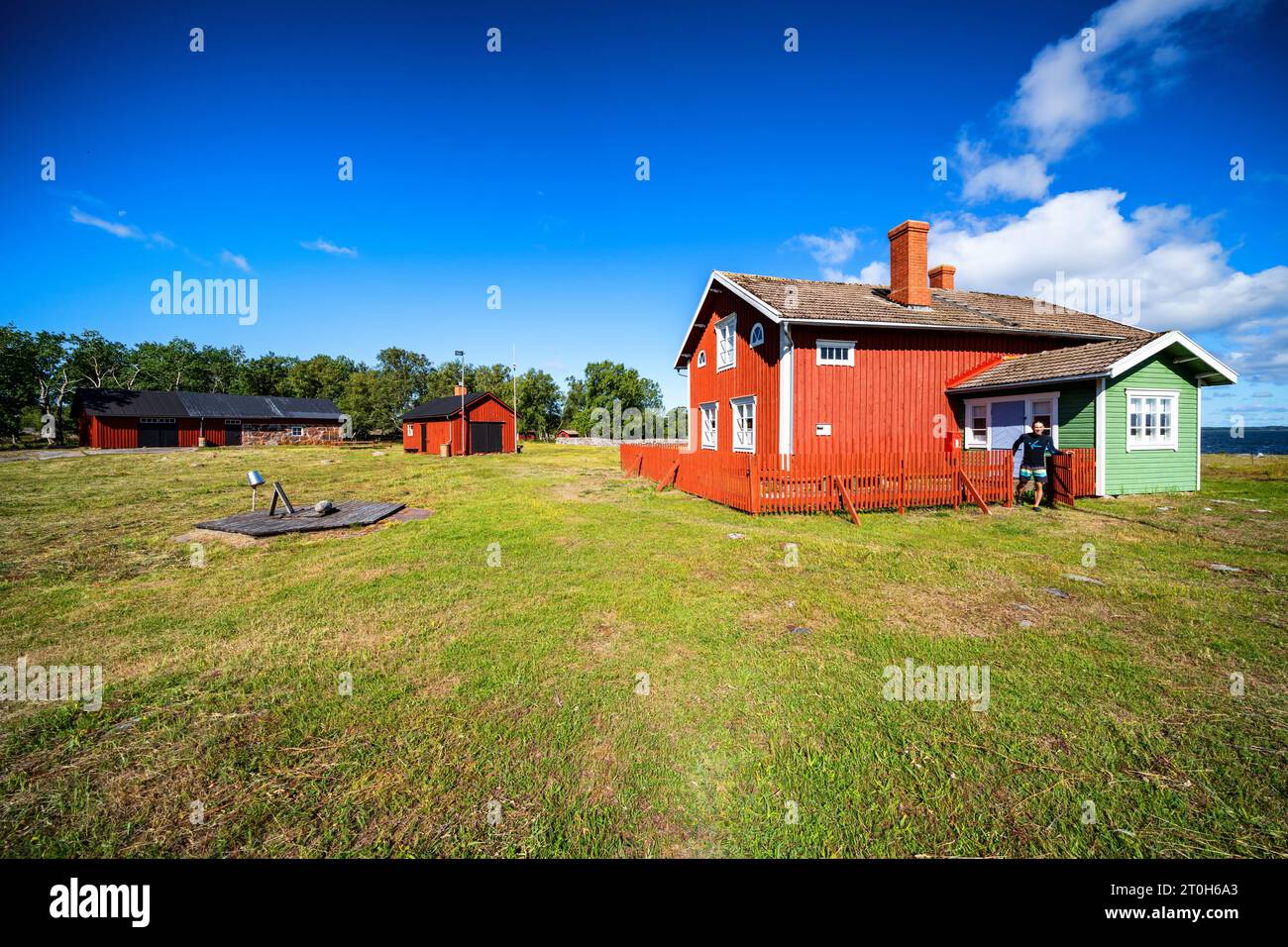 Auf der Insel Björkör in Ahvenanmaa, Finnland Stockfoto