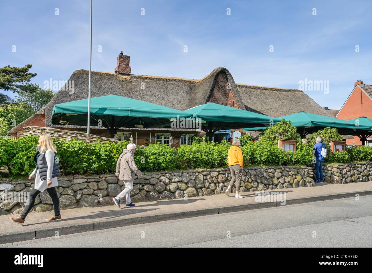 Restaurant Alte Friesenstube 1648, Gaadt, Westerland, Sylt, Schleswig-Holstein, Deutschland Stockfoto