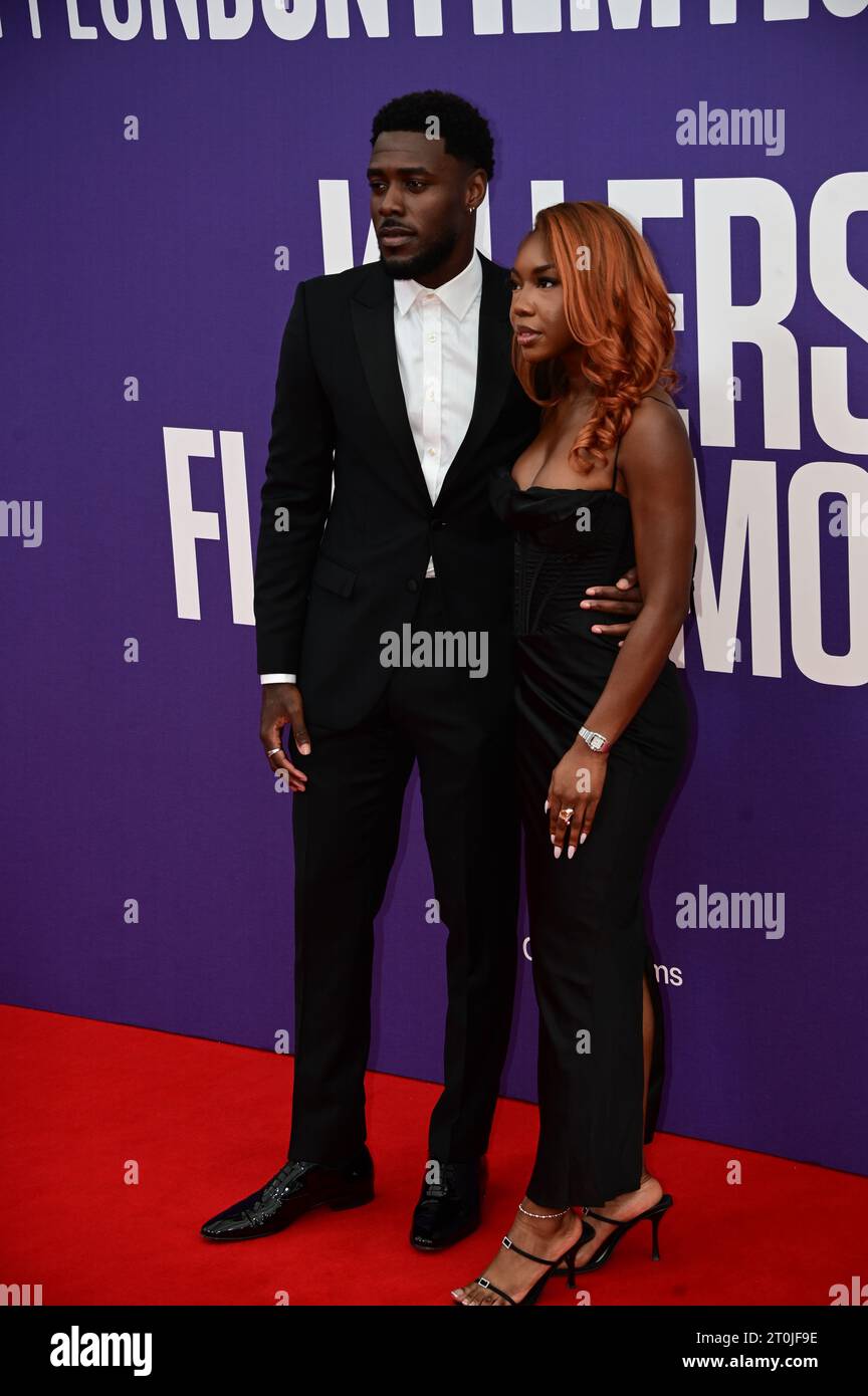 Royal Festival Hall, 7. Oktober 2023, Tega Alexander besucht die Killers of the Flower Moon - 67. BFI London Film Festival, London, Großbritannien. Quelle: Siehe Li/Picture Capital/Alamy Live News Stockfoto