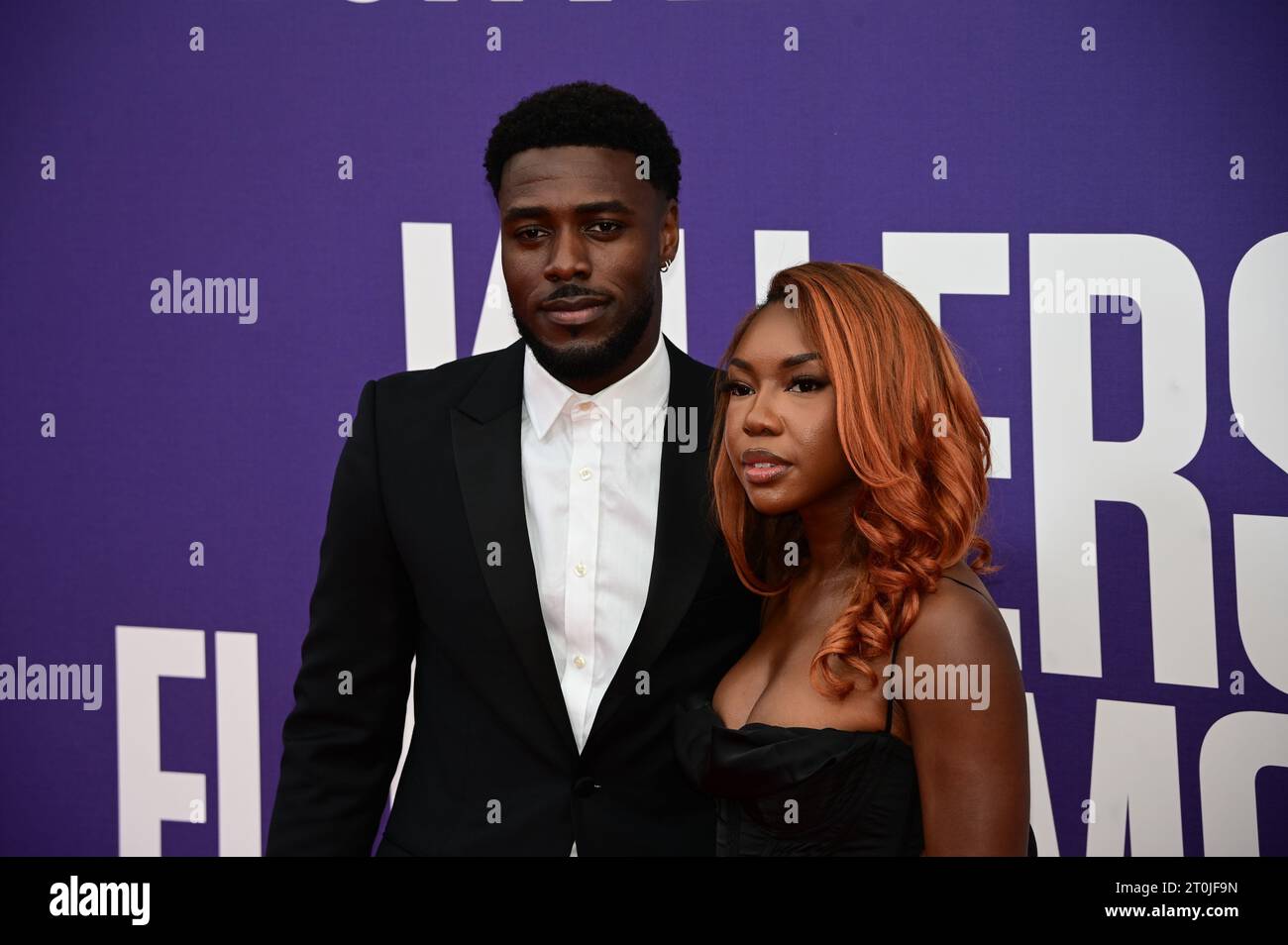 Royal Festival Hall, 7. Oktober 2023, Tega Alexander besucht die Killers of the Flower Moon - 67. BFI London Film Festival, London, Großbritannien. Quelle: Siehe Li/Picture Capital/Alamy Live News Stockfoto