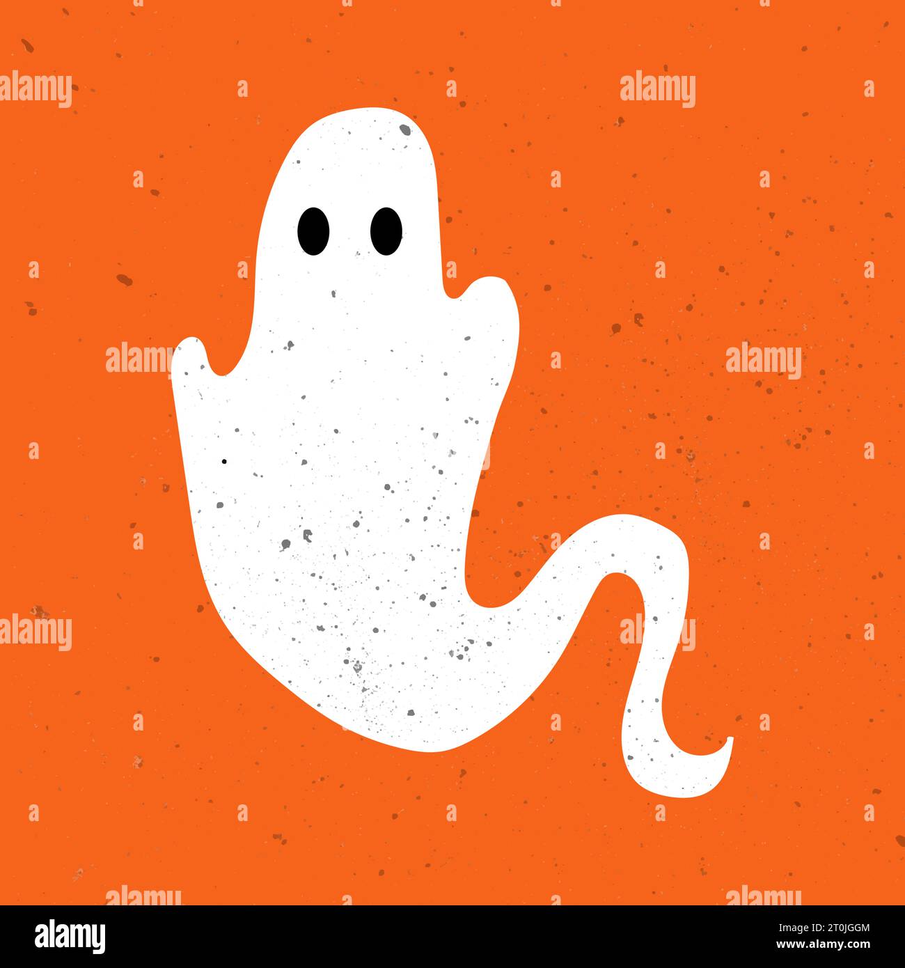 Kleiner süßer Geist. Niedlicher Geist feiert Halloween. Niedliche Geistervektor-Illustrationen für Kinder an Halloween Stock Vektor