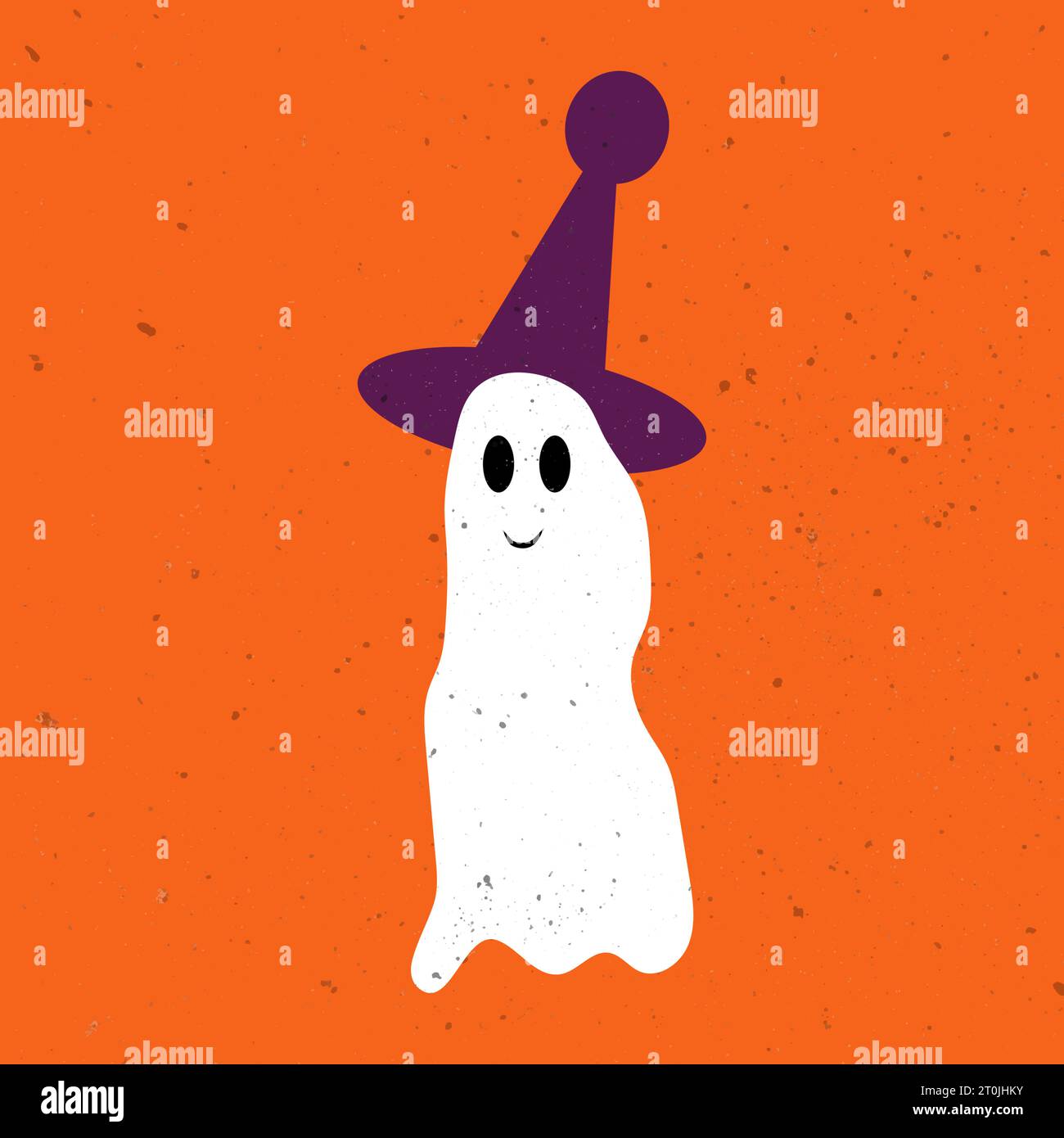 Kleiner süßer Geist. Niedlicher Geist feiert Halloween. Niedliche Geistervektor-Illustrationen für Kinder an Halloween Stock Vektor