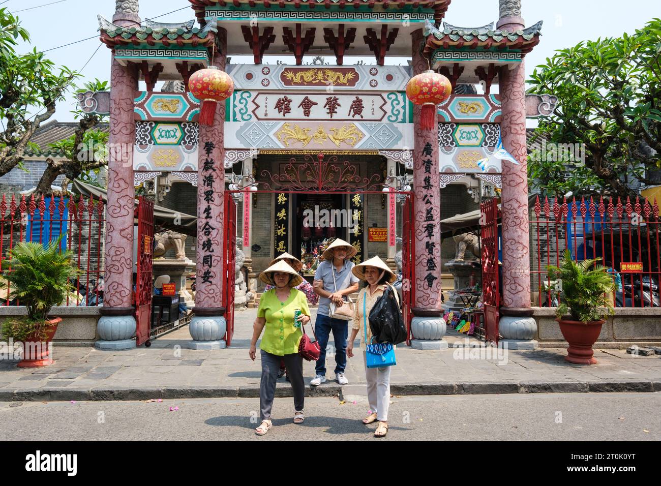 Hoi An, Vietnam. Kantonesisch Chinese Assembly Hall. Stockfoto