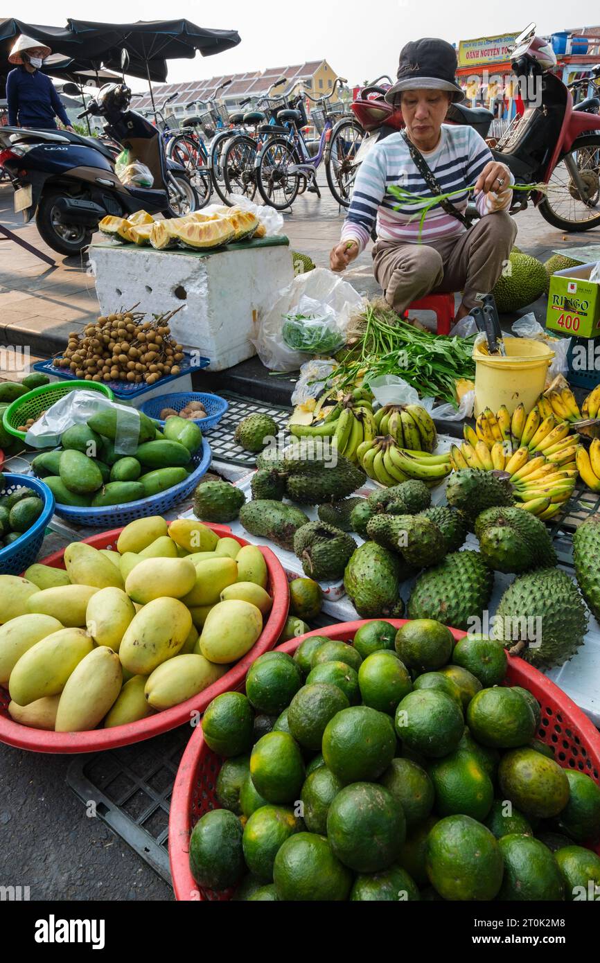 Hoi An, Vietnam. Tropische Früchte. Stockfoto