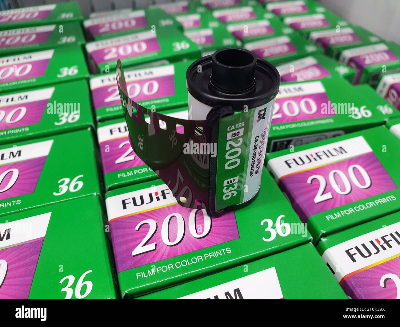 Fuji negativ Film Hamburg Deutschland *** Fuji negativ Film Hamburg Hamburg Deutschland Copyright: XLobeca/RHx Credit: Imago/Alamy Live News Stockfoto