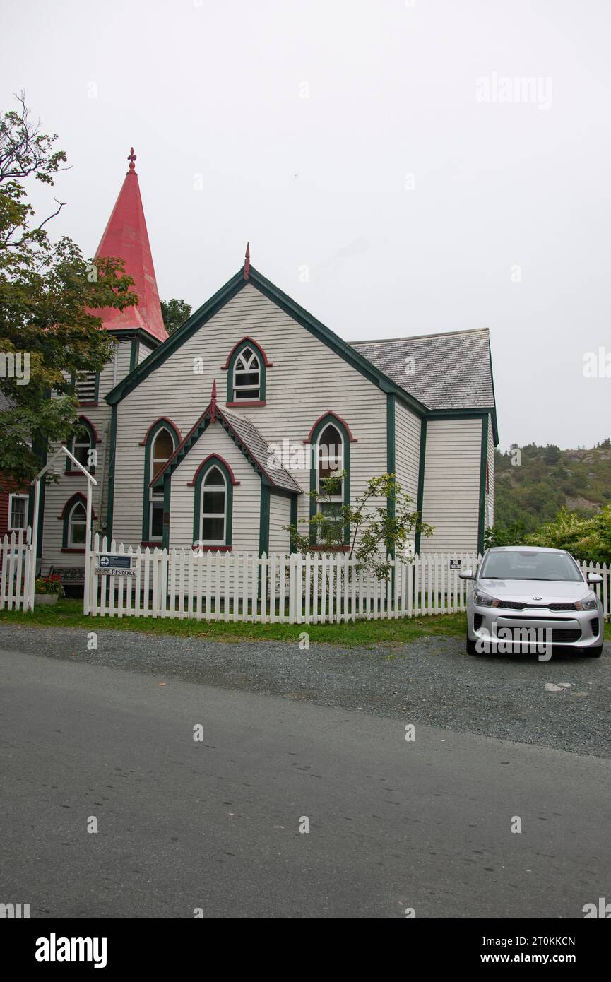 Christ Church wurde in eine Privatresidenz im Quidi Vidi in St. umgewandelt John's, Neufundland & Labrador, Kanada Stockfoto