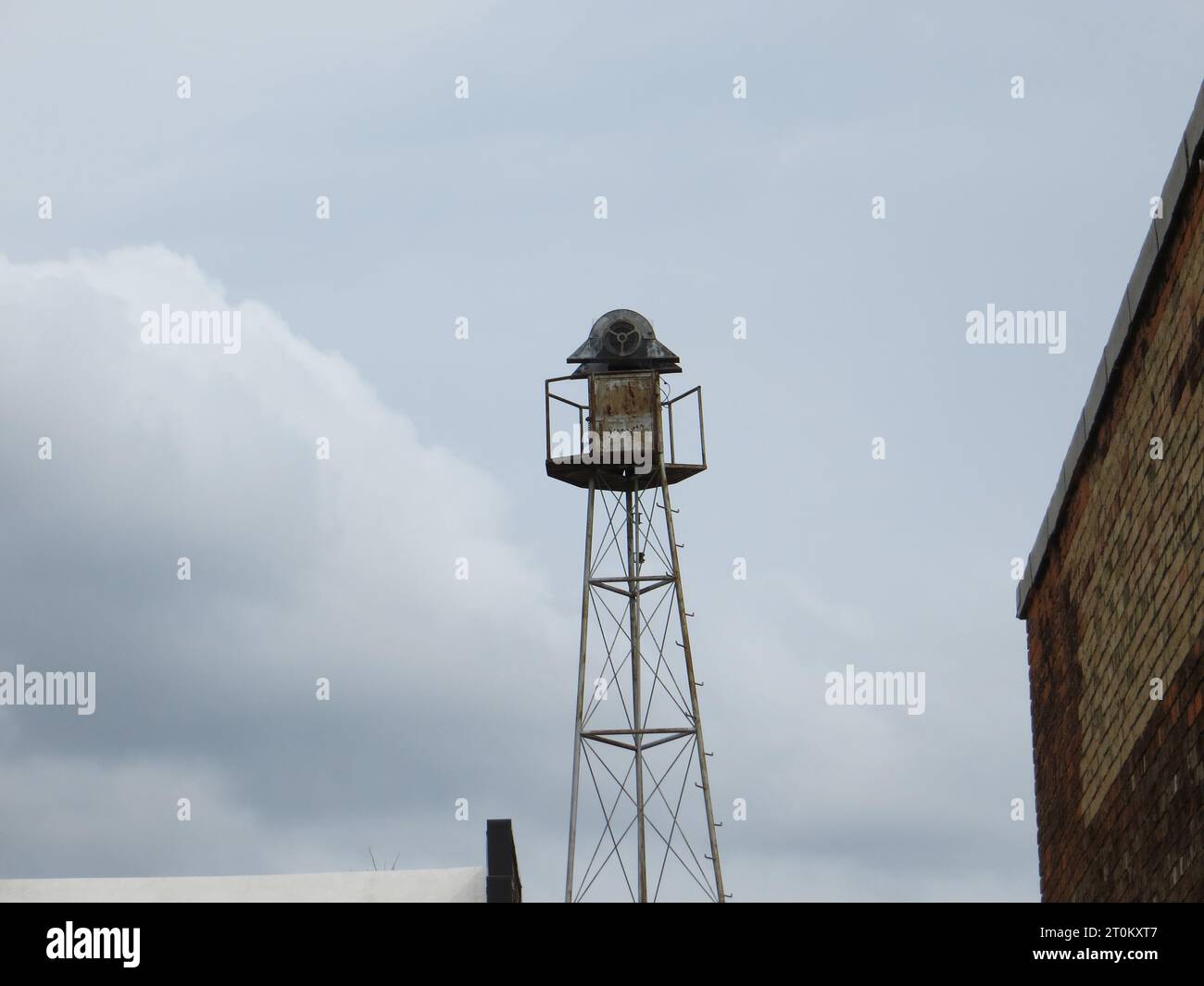 Der alte Turm in Bastrop, Texas Stockfoto