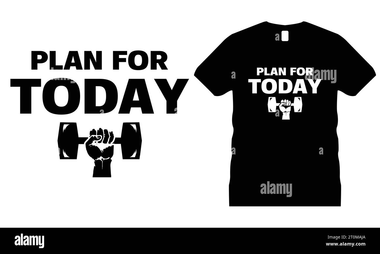 Lustiges Gym T-Shirt Design Typografie Fitness Graphic Workout Gewicht Shirt für Männer Frauen Geschenke Stock Vektor