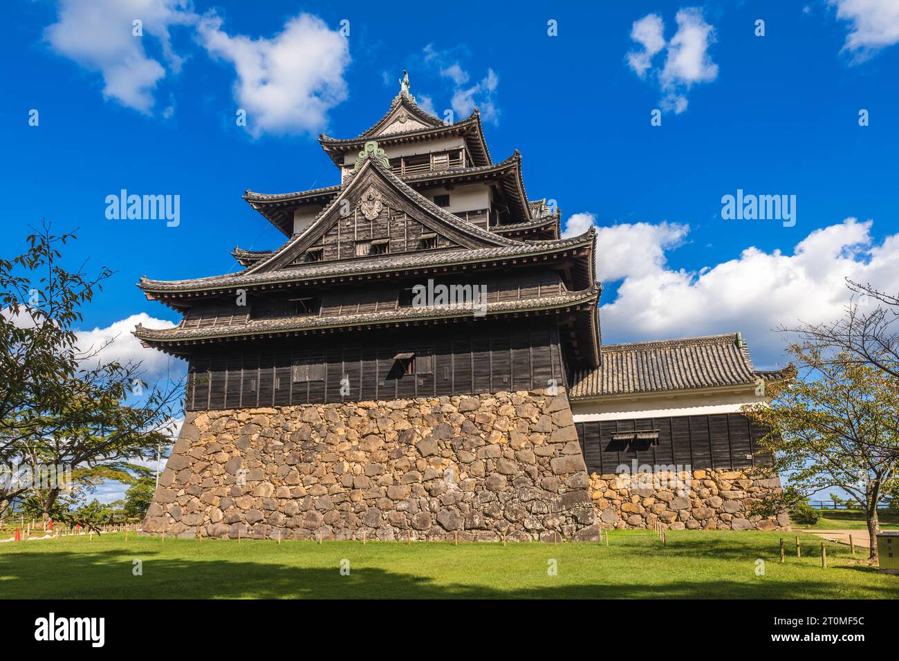 Hauptfried der Burg Matsue in Matsue, Shimane, japan Stockfoto