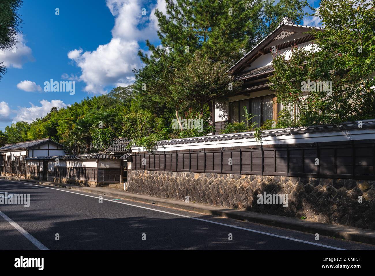 Ehemalige Samurai Residence, Bukeyashiki, in der Shiomi Nawate Street in Matsue, Japan Stockfoto