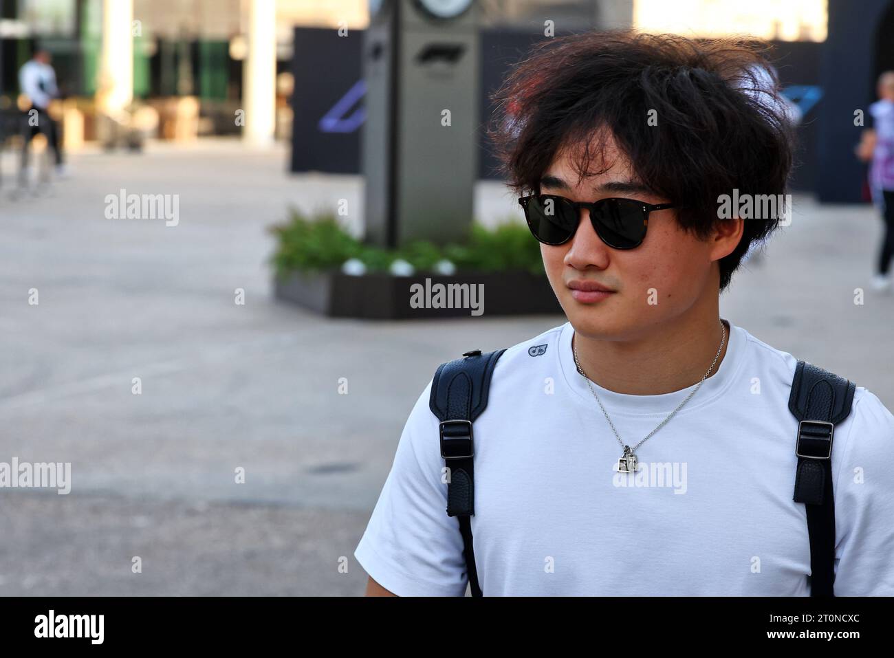 Yuki Tsunoda (JPN) AlphaTauri. 08.10.2023. Formel-1-Weltmeisterschaft, Rd 18, Großer Preis Von Katar, Doha, Katar, Wettkampftag. Das Foto sollte lauten: XPB/Press Association Images. Stockfoto