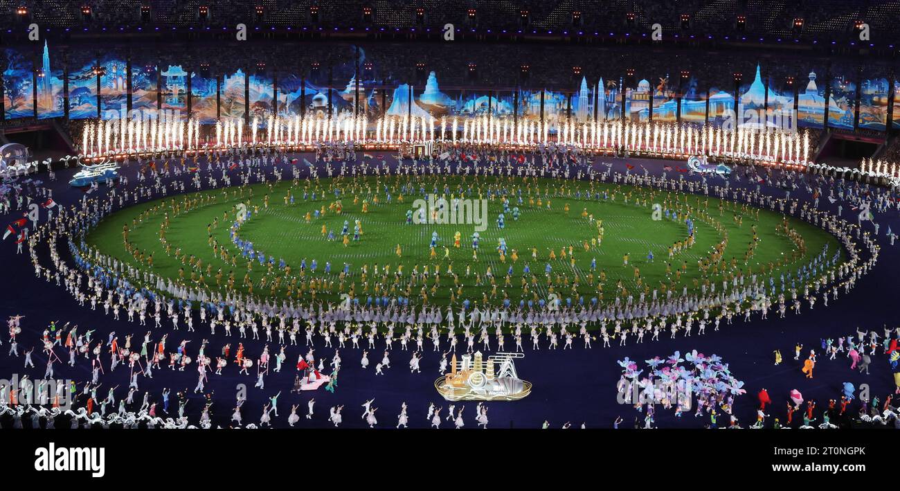 Hangzhou. Oktober 2023. Dieses Foto vom 8. Oktober 2023 zeigt die