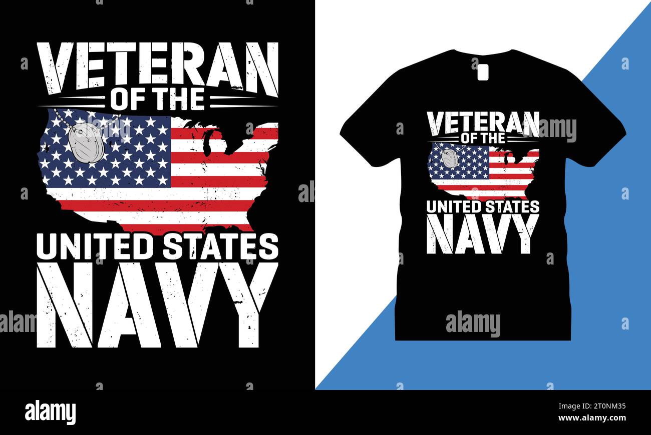 Vatertag Veteran T-Shirt Design Vektor von United States Army Kurzarm Shirt Stock Vektor