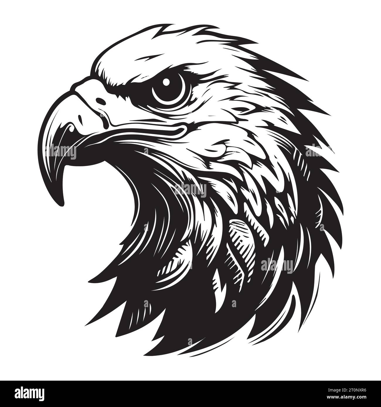 Eagle Head Logo Stock Vektor