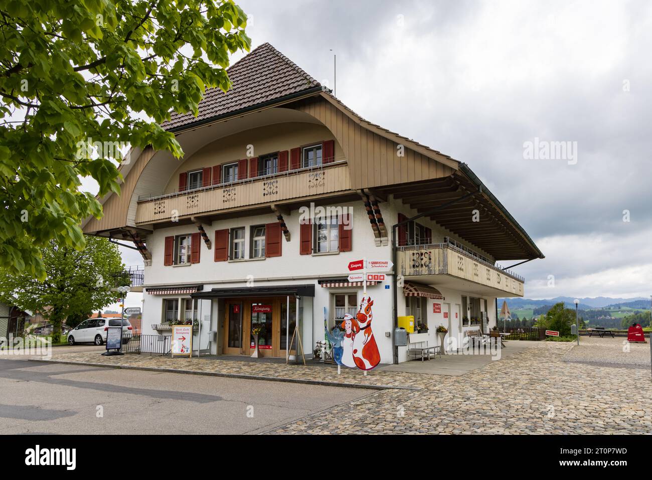 Emmental cheese factory affoltern switzerland Fotos und Bildmaterial