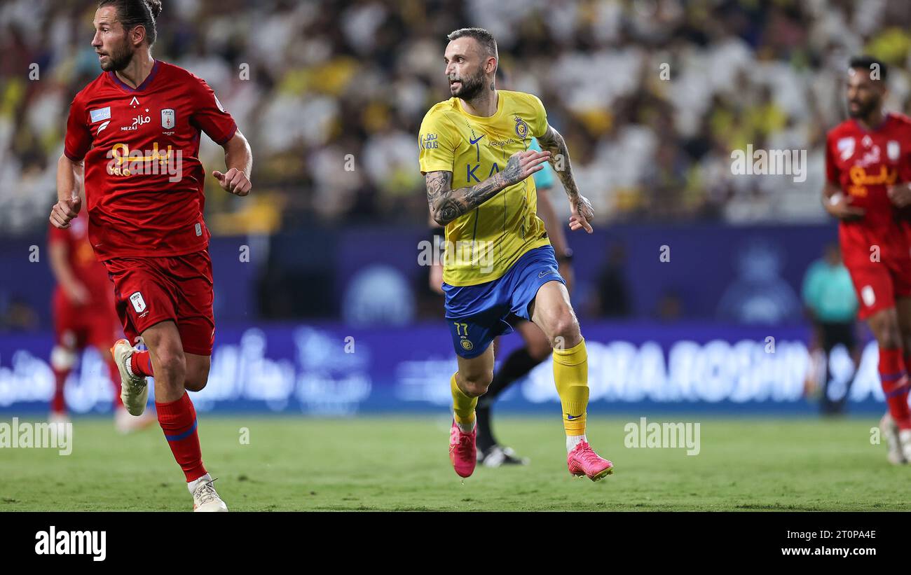 Marcelo Brozovic von AlNassr FC im Kampf gegen Abha FC 202324 am 6. Oktober 2023 in Riad Marcelo Brozovic von AlNassr FC im Kampf gegen Abha FC 202324 am 6. Oktober 2023 in Riad