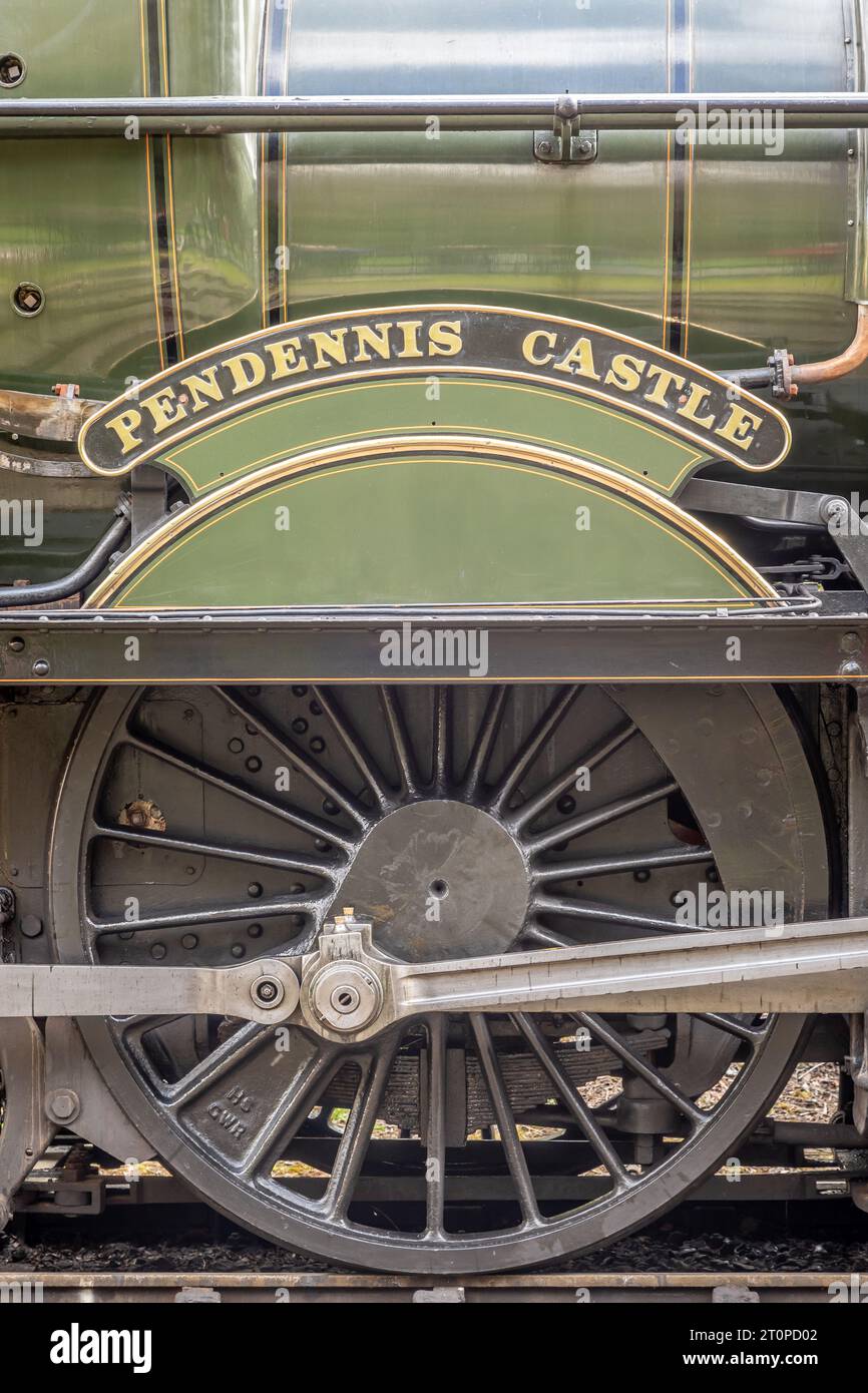 GWR 'Castle' 4-6-0 No. 4079 'Pendennis Castle', Highley, Severn Valley Railway, Shropshire, England, UK Stockfoto