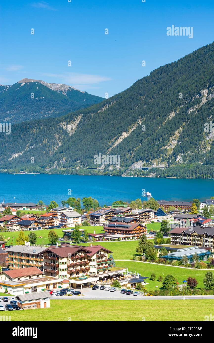 Eben am Achensee: Achensee, Weiler Pertisau, Brandenberger Alpen in Achensee, Tirol, Tirol, Österreich Stockfoto