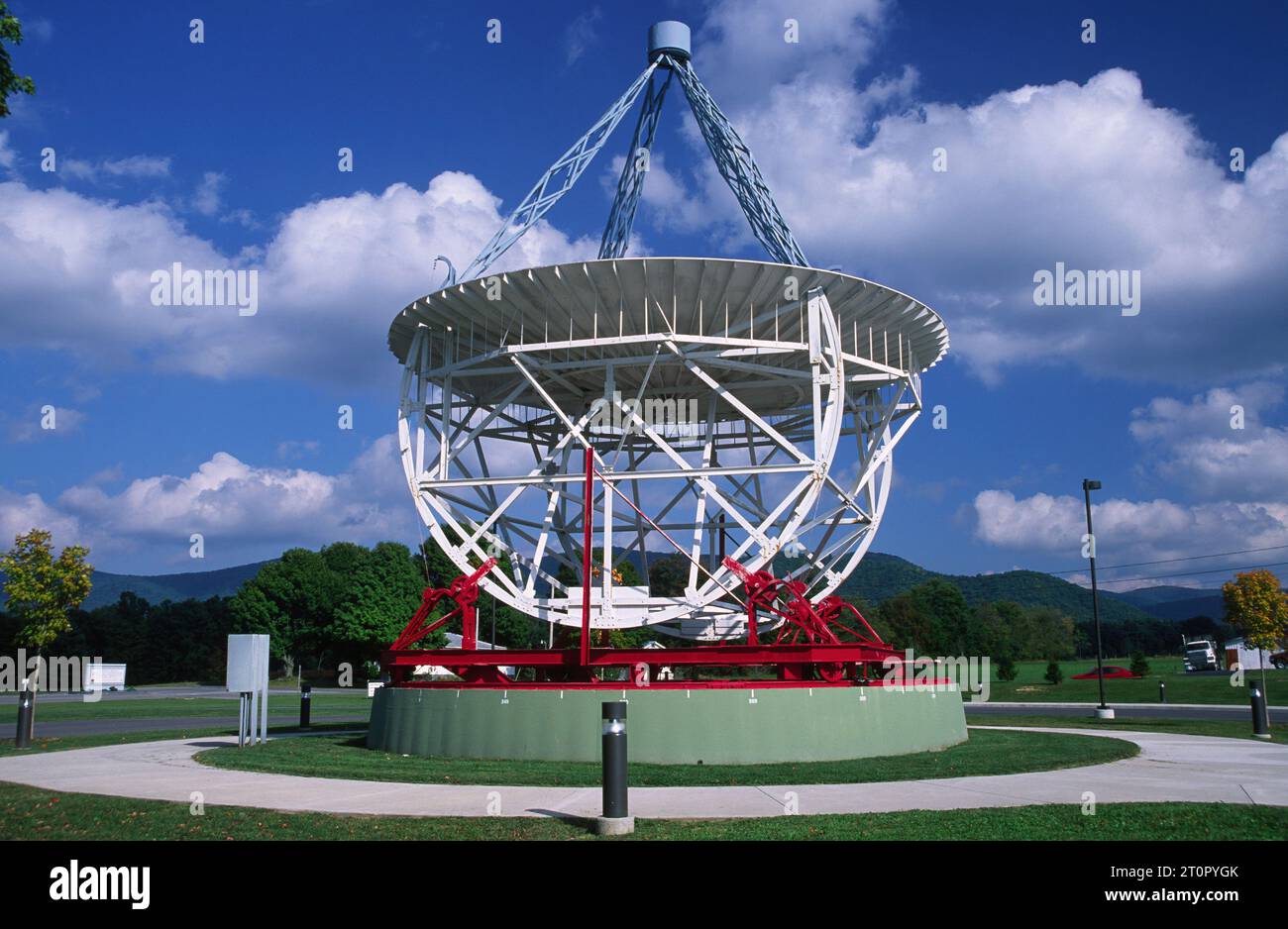 National Radio Astronomy Observatory, grüne Bank, West Virginia Stockfoto