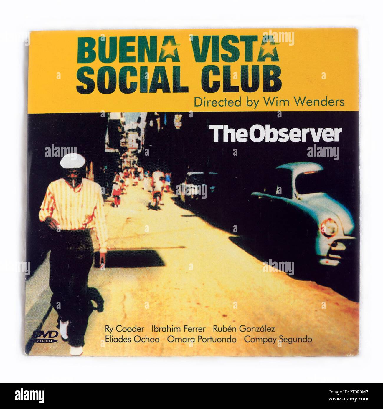 Buena Vista Social Club, Regie: Wim Wenders DVD-Kartencover, auf hellem Hintergrund Stockfoto