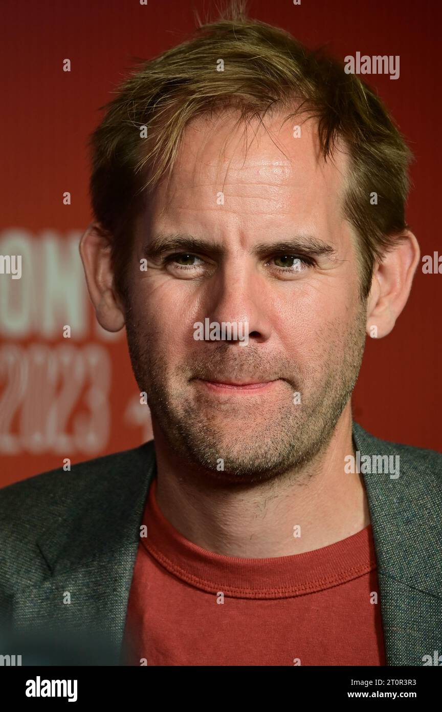 Royal Festival Hall, London, Großbritannien. Oktober 2023. James Erskine nimmt an der Copa 71 auf der NFT1 im Blue Room, BFI Southbank, London, UK, Teil. Quelle: Siehe Li/Picture Capital/Alamy Live News Stockfoto