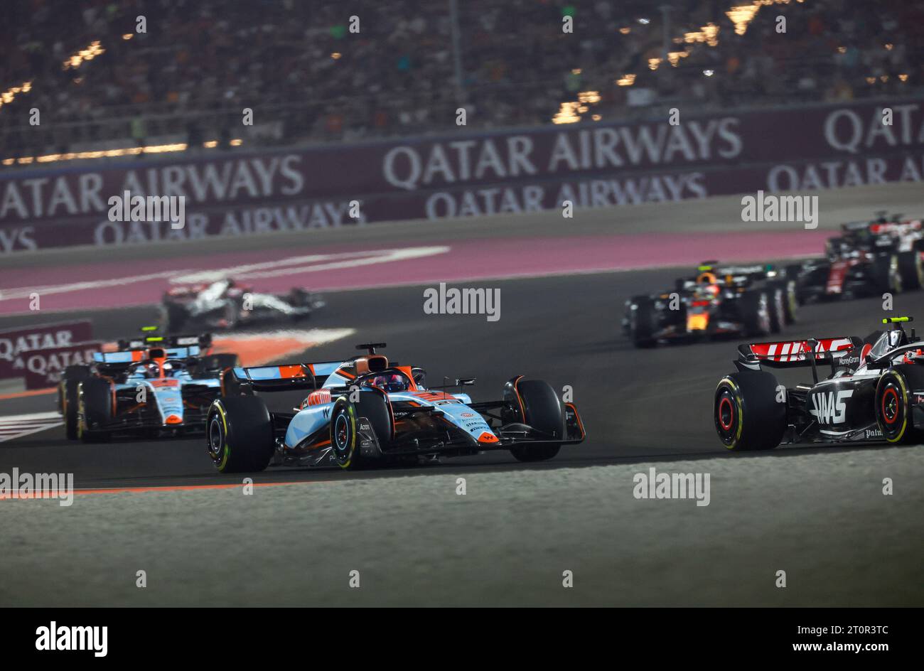 Doha, Katar. Oktober 2023. #23 Alexander Albon (THA, Williams Racing), F1 Grand Prix von Katar auf dem Lusail International Circuit am 8. Oktober 2023 in Doha, Katar. (Foto von HOCH ZWEI) Credit: dpa/Alamy Live News Stockfoto